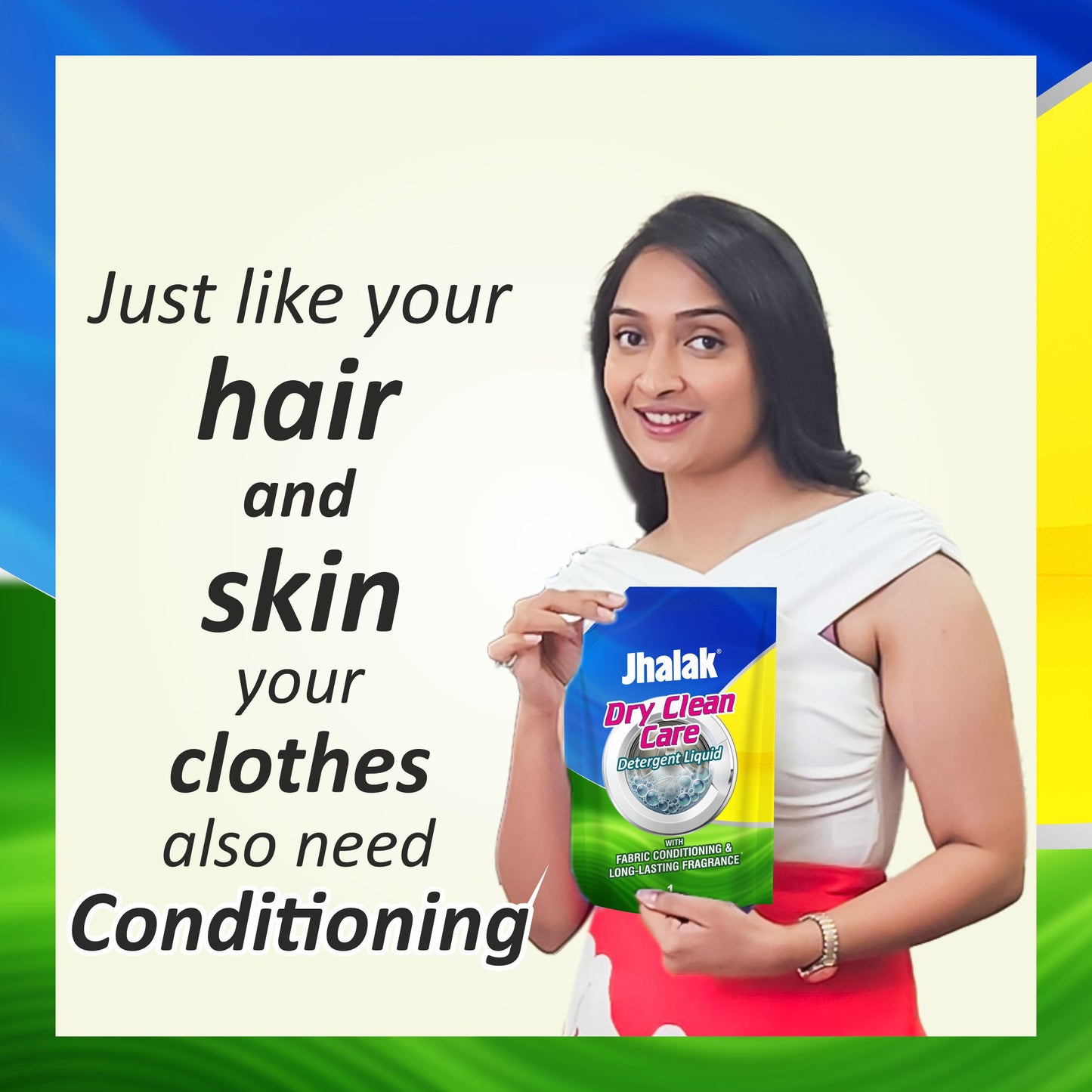 Jhalak Dryclean Care Detergent Liquid Refill Pouch