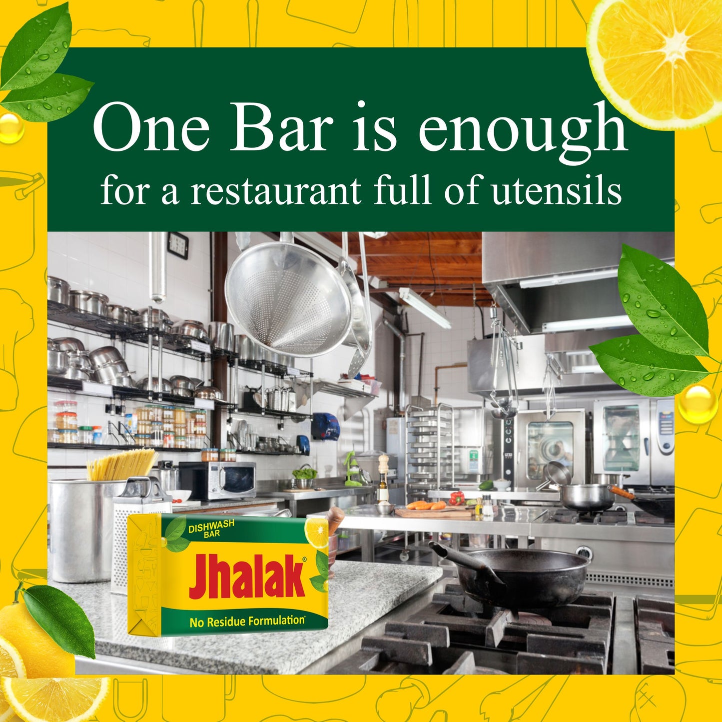 Jhalak Dishwash Bar 18 gm (Set of 15)