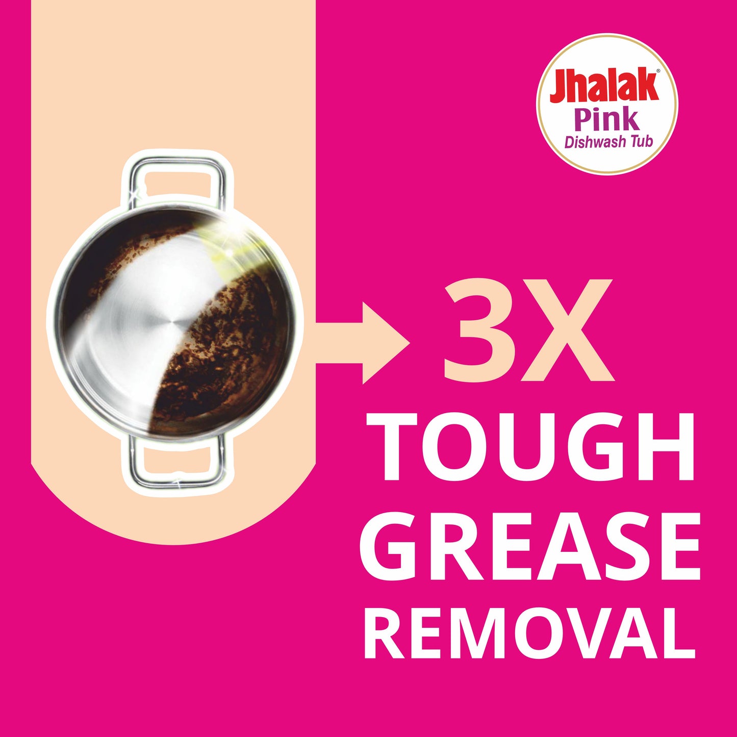 Jhalak Dishwash Tub 500 gm (Set of 5)